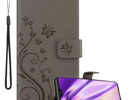 Cadorabo Hülle kompatibel mit Huawei MATE 30 Schutzhülle im Blumen Design mit Magnetverschluss, Standfunktion und Kartenfächern For Discount