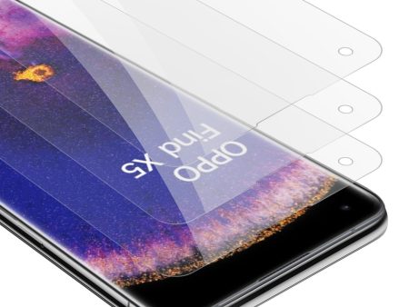 Cadorabo 3x Panzer Folie kompatibel mit Oppo FIND X5 - Schutzfolie 3er Pack Gehärtetes (Tempered) Display-Schutzglas in 9H Härte mit 3D Touch Kompatibilität Online Hot Sale