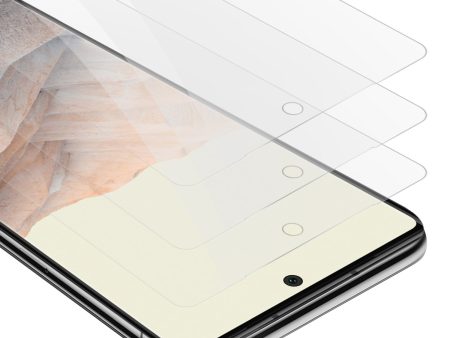 Cadorabo 3x Panzer Folie kompatibel mit Google PIXEL 6 PRO - Schutzfolie 3er Pack Gehärtetes (Tempered) Display-Schutzglas in 9H Härte mit 3D Touch Kompatibilität Online