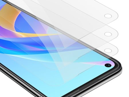 Cadorabo 3x Panzer Folie kompatibel mit Oppo A36   A76   A96 4G   K10 4G   Realme 9i - Schutzfolie 3er Pack Gehärtetes (Tempered) Display-Schutzglas in 9H Härte mit 3D Touch Kompatibilität Online Hot Sale