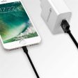 Cadorabo USB Kabel 1 Meter USB Kabel 2.4A kompatibel mit Apple Geräten z.B. Smartphones, Tablets, Laptops und mehr - Ladegerät Ladekabel Adapter Supply