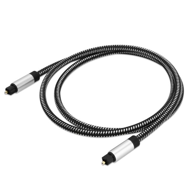 Cadorabo Digitales Audio Kabel 3m 3m Toslink zu Toslink Kabel - Optisches Digitalkabel für Stereoanlage, Soundbar, Heimkino Online