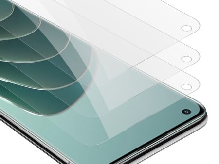 Cadorabo 3x Panzer Folie kompatibel mit OnePlus 10 PRO 5G - Schutzfolie 3er Pack Gehärtetes (Tempered) Display-Schutzglas in 9H Härte mit 3D Touch Kompatibilität Online Hot Sale