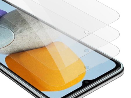 Cadorabo 3x Panzer Folie kompatibel mit Samsung Galaxy M23 5G - Schutzfolie 3er Pack Gehärtetes (Tempered) Display-Schutzglas in 9H Härte mit 3D Touch Kompatibilität Online