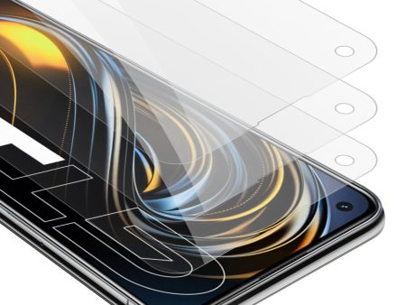 Cadorabo 3x Panzer Folie kompatibel mit Realme GT   GT Neo 2T   Q3 PRO - Schutzfolie 3er Pack Gehärtetes (Tempered) Display-Schutzglas in 9H Härte mit 3D Touch Kompatibilität Sale