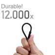 Cadorabo Micro USB Kabel 1 Meter Micro USB Kabel 2.4A kompatibel mit Geräten mit Micro USB Anschluss z.B. Smartphones, Tablets, Laptops und mehr - Ladegerät Ladekabel Adapter Supply