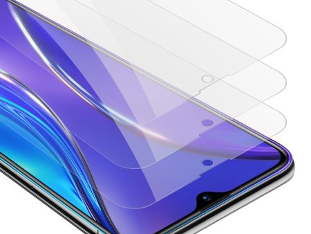 Cadorabo 3x Panzer Folie kompatibel mit Realme X2   XT   Oppo K5 - Schutzfolie 3er Pack Gehärtetes (Tempered) Display-Schutzglas in 9H Härte mit 3D Touch Kompatibilität For Discount