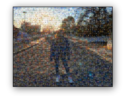 Photo Mosaic Impression sur Toile Discount