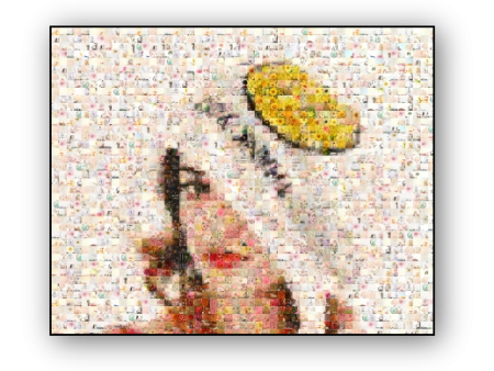 Photo Mosaic Canvas Print Online